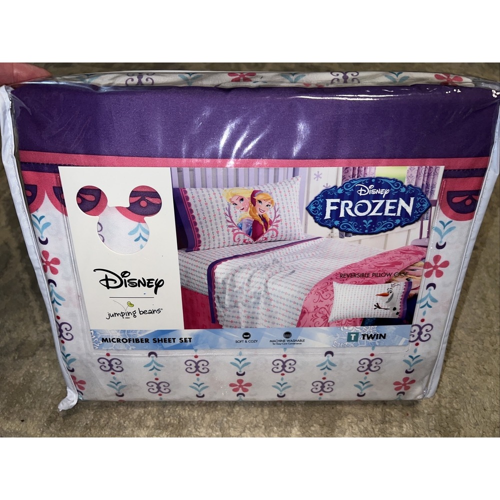 Disney Frozen Jumping‎ Beans Microfiber Twin Sheet Set